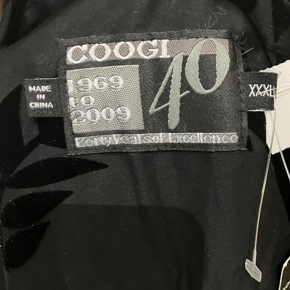 New COOGI black burnout, long sleeve button-down shirt - Picture 9 of 14